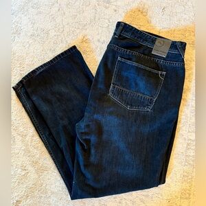 Tommy Bahama Mens Jeans, Cayman Relaxed 42x32 Dark Wash 65% COTTON 35% TENCEL